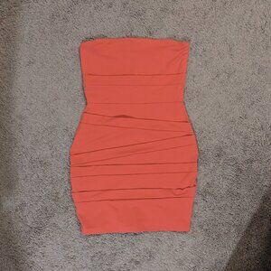 NWT Susana Monaco Strapless Mini Dress Large